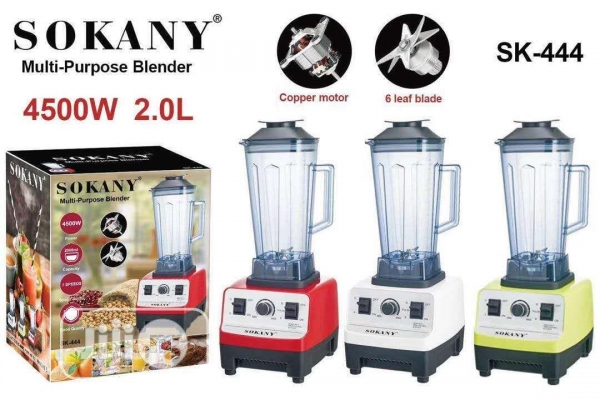 Sokany Commercial Multipurpose Blender 4500W 2Liter Capacity